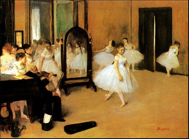 Edgar Degas Dance Class Sweden oil painting art